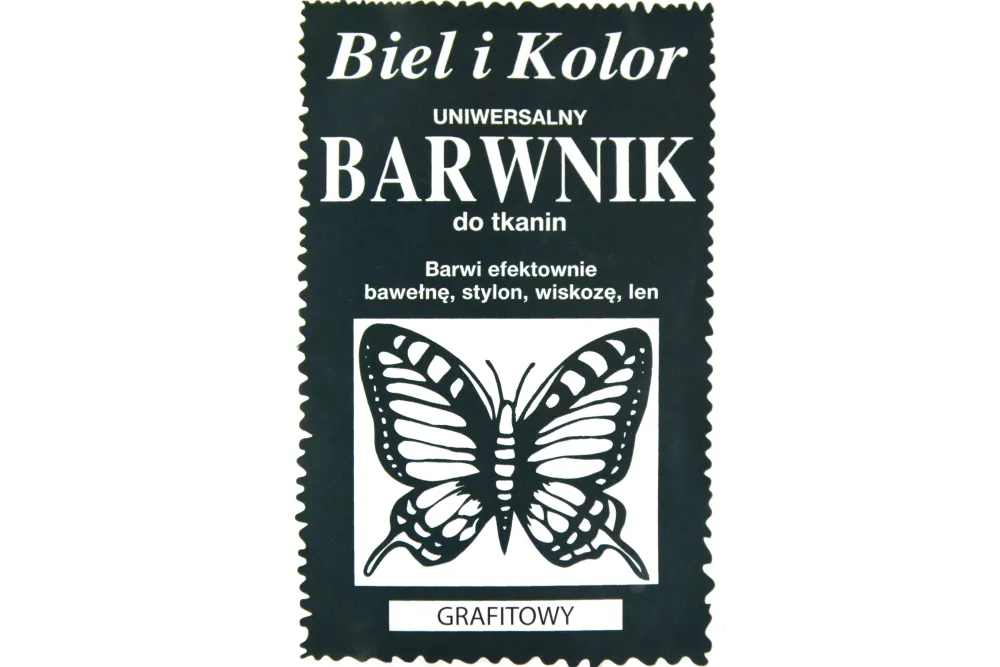 Biel i kolor Barwnik do tkanin - - grafitowy, 10 g