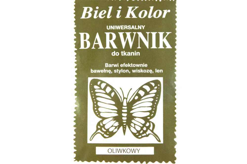 Biel i kolor Barwnik do tkanin - - oliwkowy, 10 g