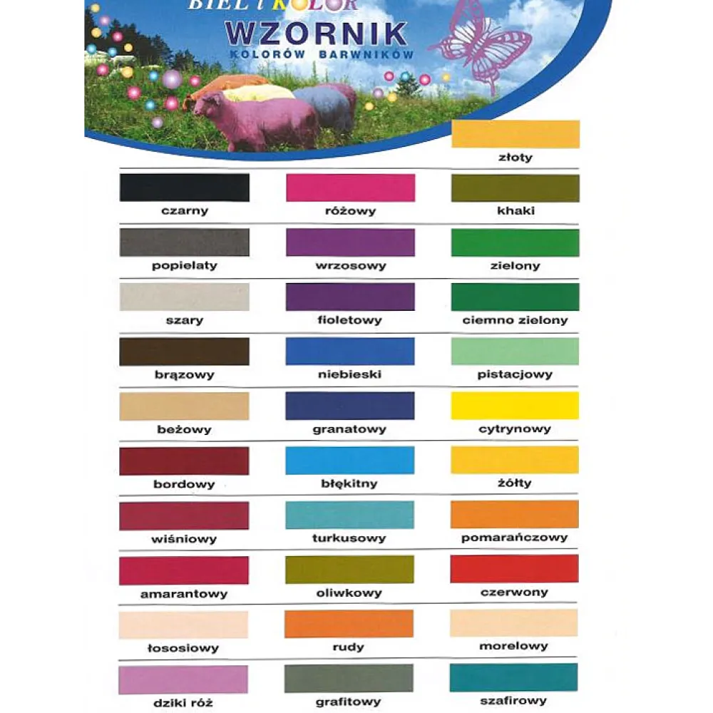 Biel i kolor Barwnik do tkanin - - cytrynowy, 10 g