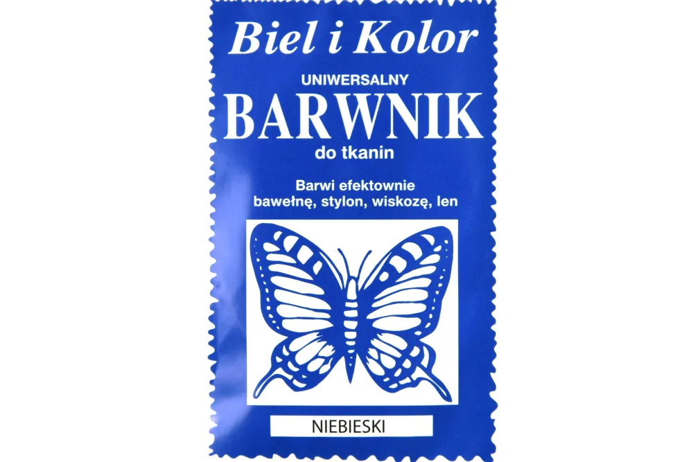 Biel i kolor Barwnik do tkanin - - niebieski, 10 g