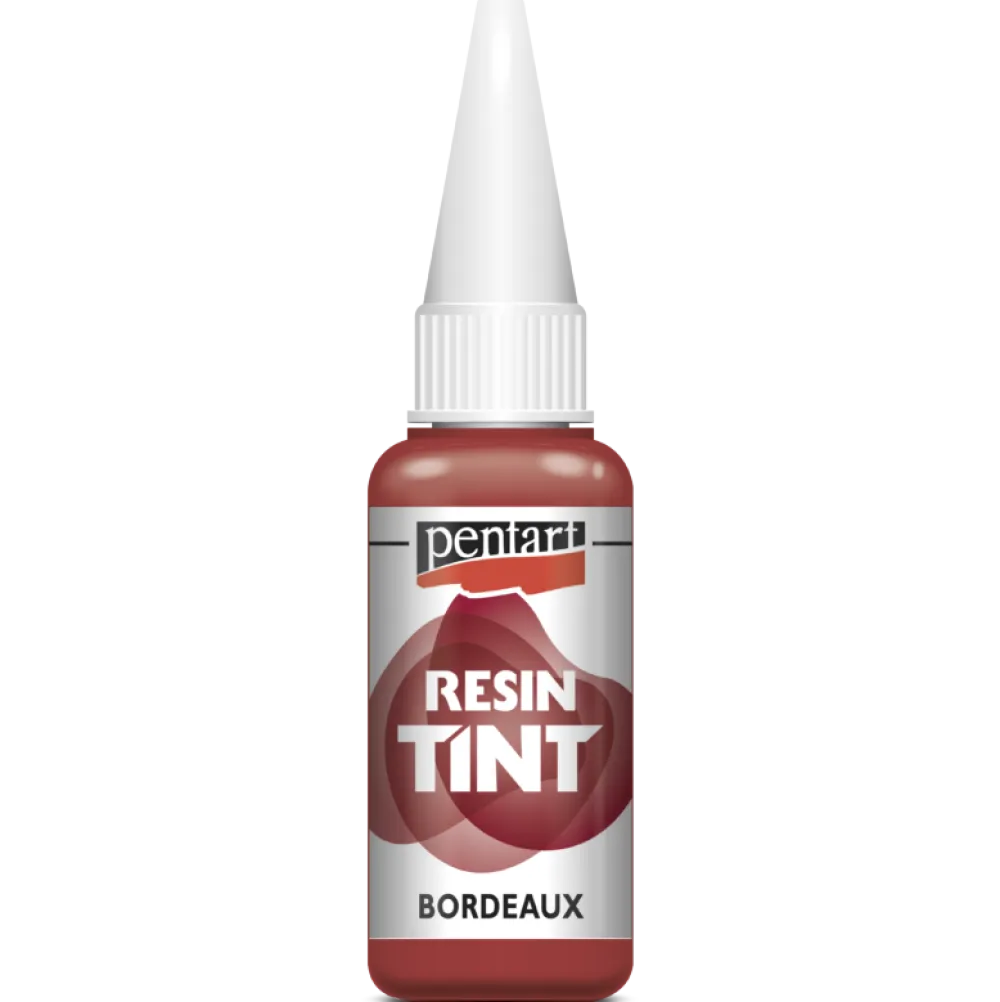 Pentart Barwnik do żywic epoksydowych, matowy - - bordowy, 20 ml