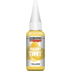 Pentart Barwnik do żywic epoksydowych, matowy - - żółty, 20 ml