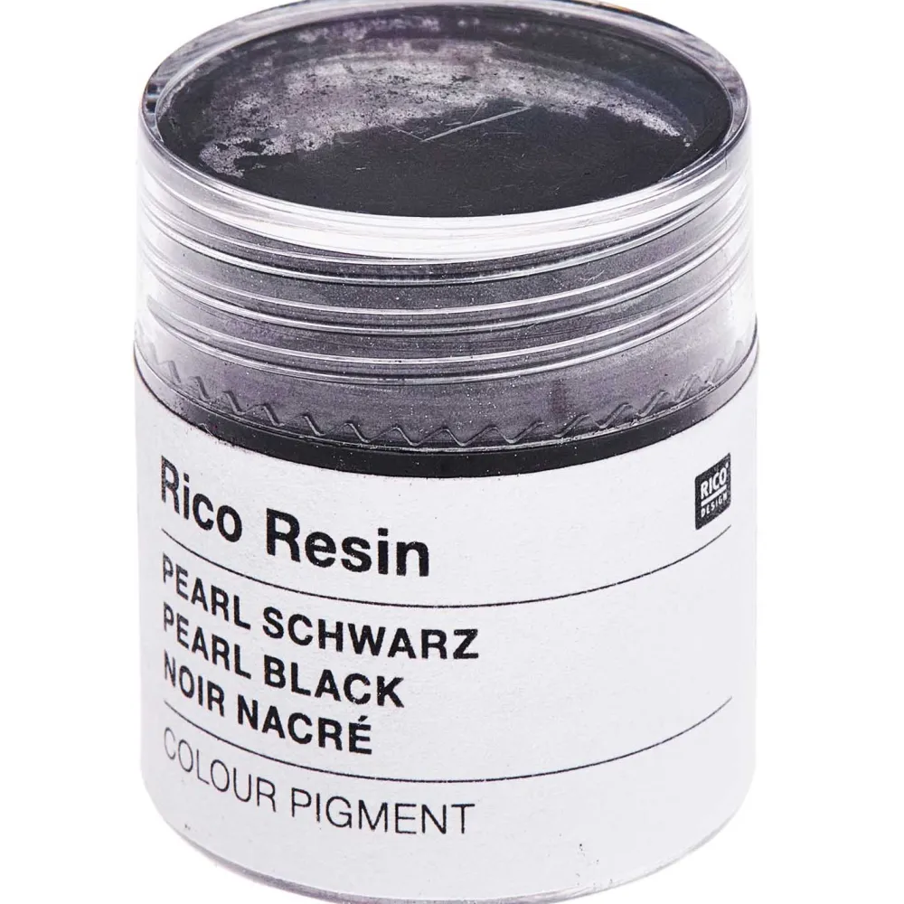 Rico Design Barwnik pigmentowy do żywicy - - Pearl Black, 3 g