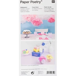 Rico Design Bibuła do pakowania prezentów Crystal - Paper Poetry - 5 szt.