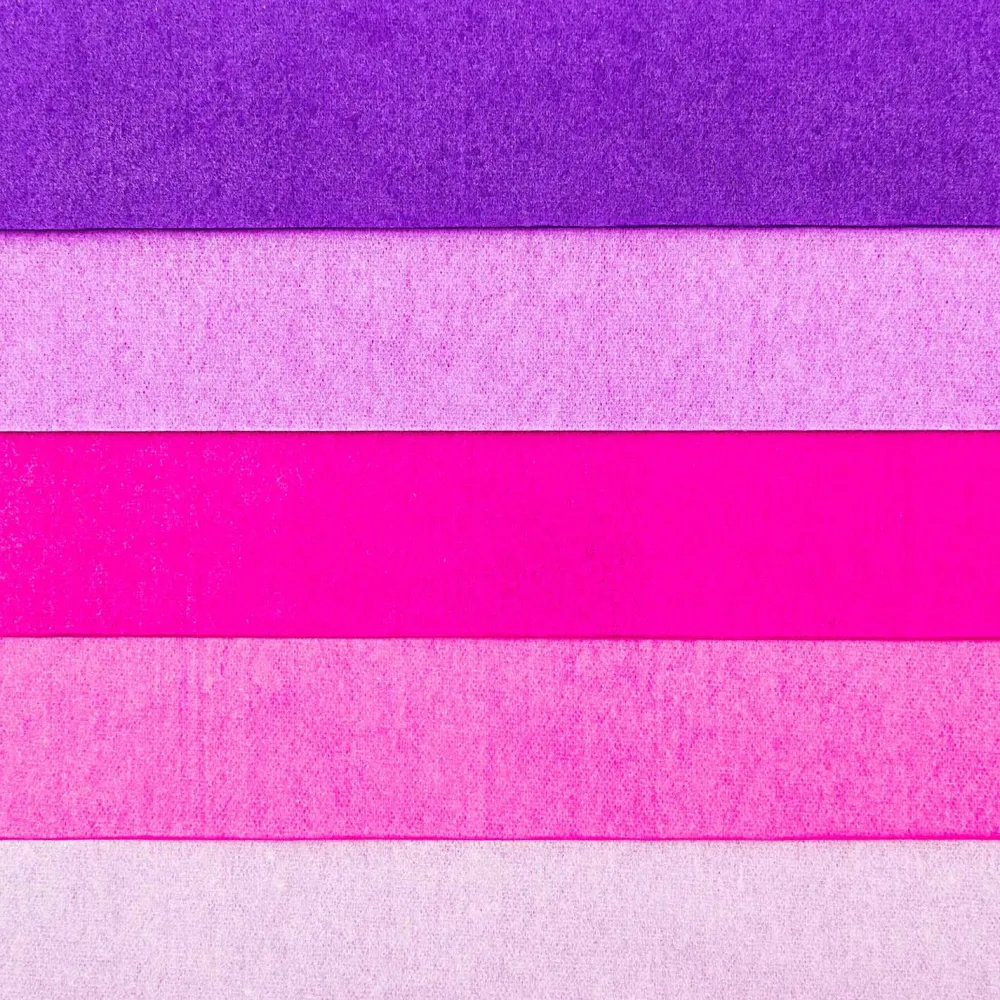 Rico Design Bibuła do pakowania prezentów Purple Mix - Paper Poetry - 5 szt.