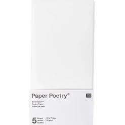 Rico Design Bibuła gładka do pakowania prezentów - Paper Poetry - złota, 5 szt. > Bibuła I Wypełniacze Do Prezentów
