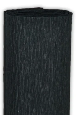 Bibuła marszczona - czarna, 50 x 200 cm > Bibuła I Krepina