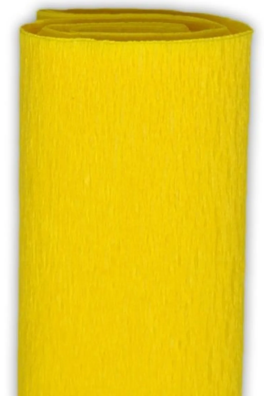 Bibuła marszczona - żółta, 50 x 200 cm