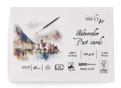 SMLT Blok akwarelowy do pocztówek 10,5 x 15 cm - SM-LT - 300 g 20 ark. > Papier Do Akwareli