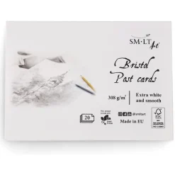 SMLT Blok akwarelowy do pocztówek 10,5 x 15 cm - SM-LT - 308 g 20 ark.