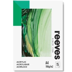 Reeves Blok do akryli Acrylic A4 - - 190 g/m2, 15 ark. > Papier Do Akryli I Farb Olejnych