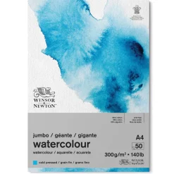 Winsor & Newton Blok do akwareli A4 Jumbo - - cold press 300 g 50 ark.