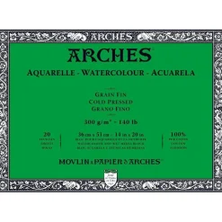 Arches Blok do akwareli - - cold pressed, 36 x 51 cm, 300 g, 20 ark. > Papier Do Akwareli