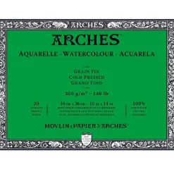 Arches Blok do akwareli - - cold pressed, 26 x 36 cm, 300 g, 20 ark.