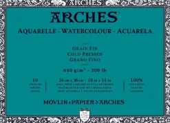 Arches Blok do akwareli - - cold pressed, 23 x 31 cm, 640 g, 10 ark.