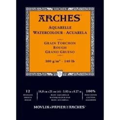 Arches Blok do akwareli - - rough, A5, 300 g, 12 ark. > Papier Do Akwareli