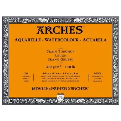 Arches Blok do akwareli - - rough, 46 x 61 cm, 300 g, 20 ark.