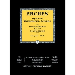 Arches Blok do akwareli - - rough, A3, 185 g, 15 ark.
