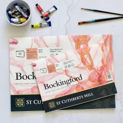 St Cuthberts Mill Blok do akwareli Bockingford - hot press, 21 x 29,7 cm, 300 g, 12 ark. > Papier Do Akwareli