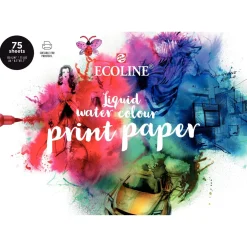 Talens Blok do akwareli Ecoline - - A4, 150 g, 75 ark. > Papier Do Akwareli