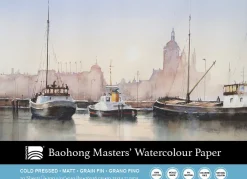 Baohong Blok do akwareli Master's 26 x 36 cm - - cold pressed, 300 g, 20 ark. > Papier Do Akwareli