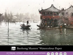 Baohong Blok do akwareli Master's 31 x 41 cm - - hot pressed, 300 g, 20 ark.