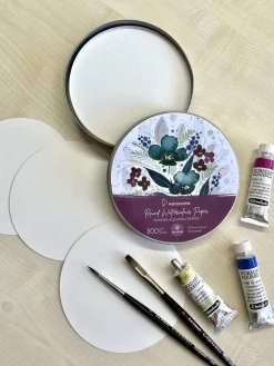 Hahnemuhle Blok do akwareli okrągły - Hahnemühle - cold pressed, 13 cm, 300 g, 30 ark.
