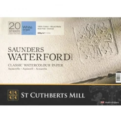 St Cuthberts Mill Blok do akwareli Saunders Waterford - rough, 31 x 41 cm, 300 g, 12 ark. > Papier Do Akwareli
