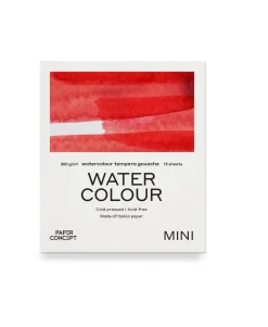 PaperConcept Blok do akwareli Watercolour - - cold press 9 x 10,5 cm 300 g 15 ark. ><noscript><img width=
