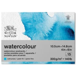 Winsor & Newton Blok do akwareli - - cold press, A6, 300g, 15 ark.