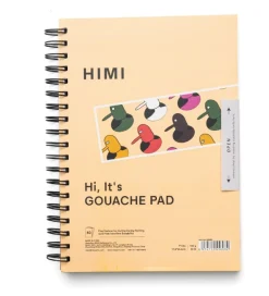 HIMI Blok do gwaszy na spirali 17,8 x 25,4 cm - - 160 g 50 ark. ><noscript><img width=