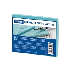 Milan Blok do linorytu - - winylowy, 9 x 7 cm