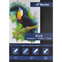 Leniar Blok do markerów A3 - - 200 g, 20 arkuszy