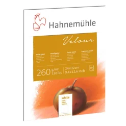 Hahnemuhle Blok do pasteli Velour Pad 24 x 32 cm - Hahnemühle - White 260 g/m2 10 ark. ><noscript><img width=