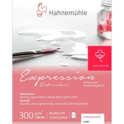 Hahnemuhle Blok mini do akwareli Expression Watercolour - Hahnemühle - 8 x 10,5 cm 300 g 12 ark. > Papier Do Akwareli