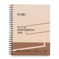 HIMI Blok Mixed Media na spirali 22,9 x 30,5 cm - - 180 g 90 ark.