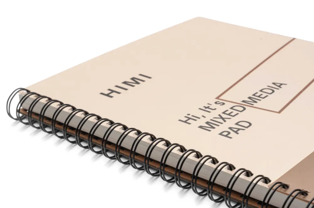 HIMI Blok Mixed Media na spirali 22,9 x 30,5 cm - - 180 g 90 ark.