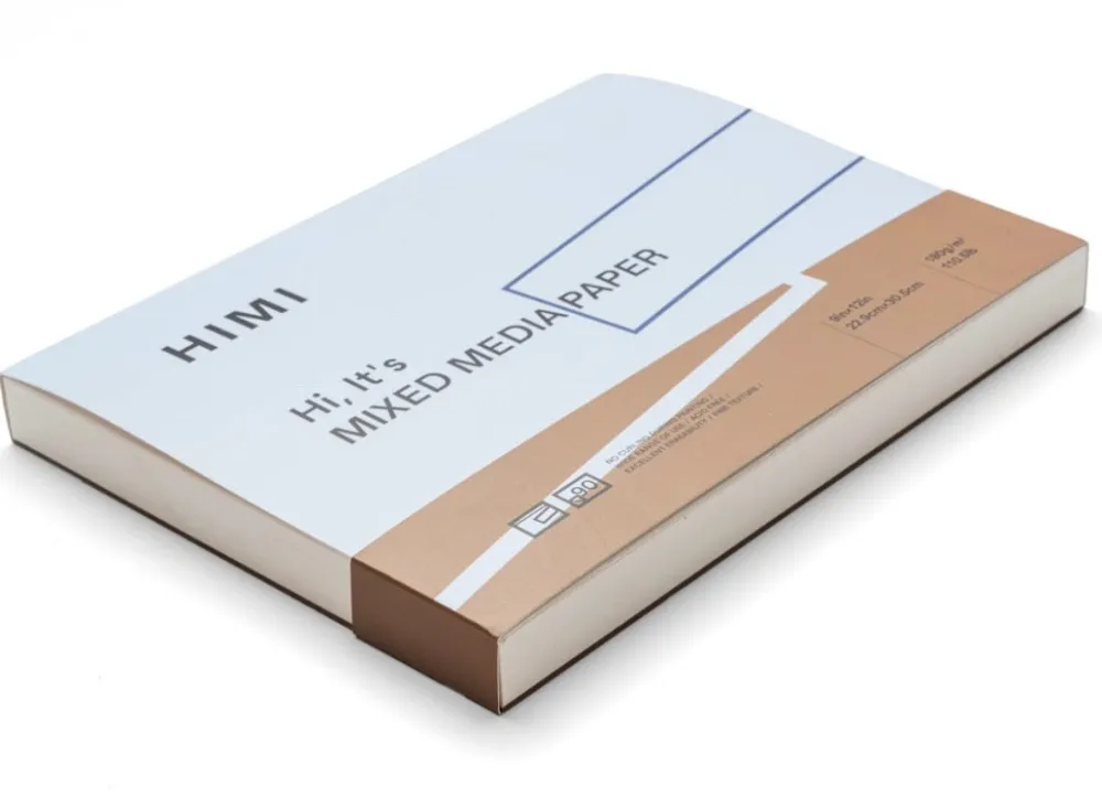 HIMI Blok Mixed Media 22,9 x 30,5 cm - - 180 g 90 ark.