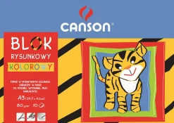 Canson Blok rysunkowy A3 - - kolorowy, 70 g, 10 ark.