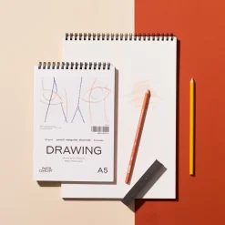 PaperConcept Blok rysunkowy Drawing na spirali - - medium grain A4 120 g 50 ark. ><noscript><img width=
