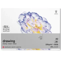 Winsor & Newton Blok rysunkowy Drawing Pad - - smooth, A2, 220g, 25 ark.