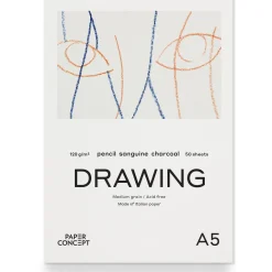 PaperConcept Blok rysunkowy Drawing - - medium grain A4 120 g 50 ark. > Bloki Rysunkowe