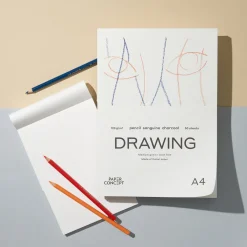 PaperConcept Blok rysunkowy Drawing - - medium grain A5 120 g 50 ark.