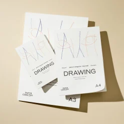 PaperConcept Blok rysunkowy Drawing - - medium grain A3 120 g 50 ark.