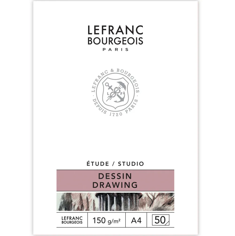 Lefranc & Bourgeois Blok rysunkowy Studio - - A4, 150 g, 50 ark.