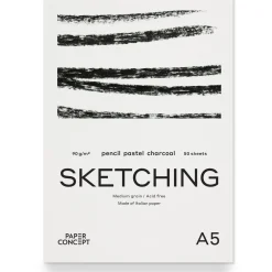 PaperConcept Blok szkicowy Sketching - - medium grain A5 90 g 50 ark. > Bloki Rysunkowe
