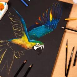 Clairefontaine Blok uniwersalny Paint'On Mixed Media - - 6 kolorów, A4, 250g, 24 ark. ><noscript><img width=