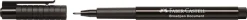 Faber-Castell Cienkopis Broadpen - - czarny, 0,8 mm