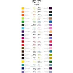 Uni Cienkopis Emott - - żółty, 0,4 mm > Markery, Brushpeny I Pisaki