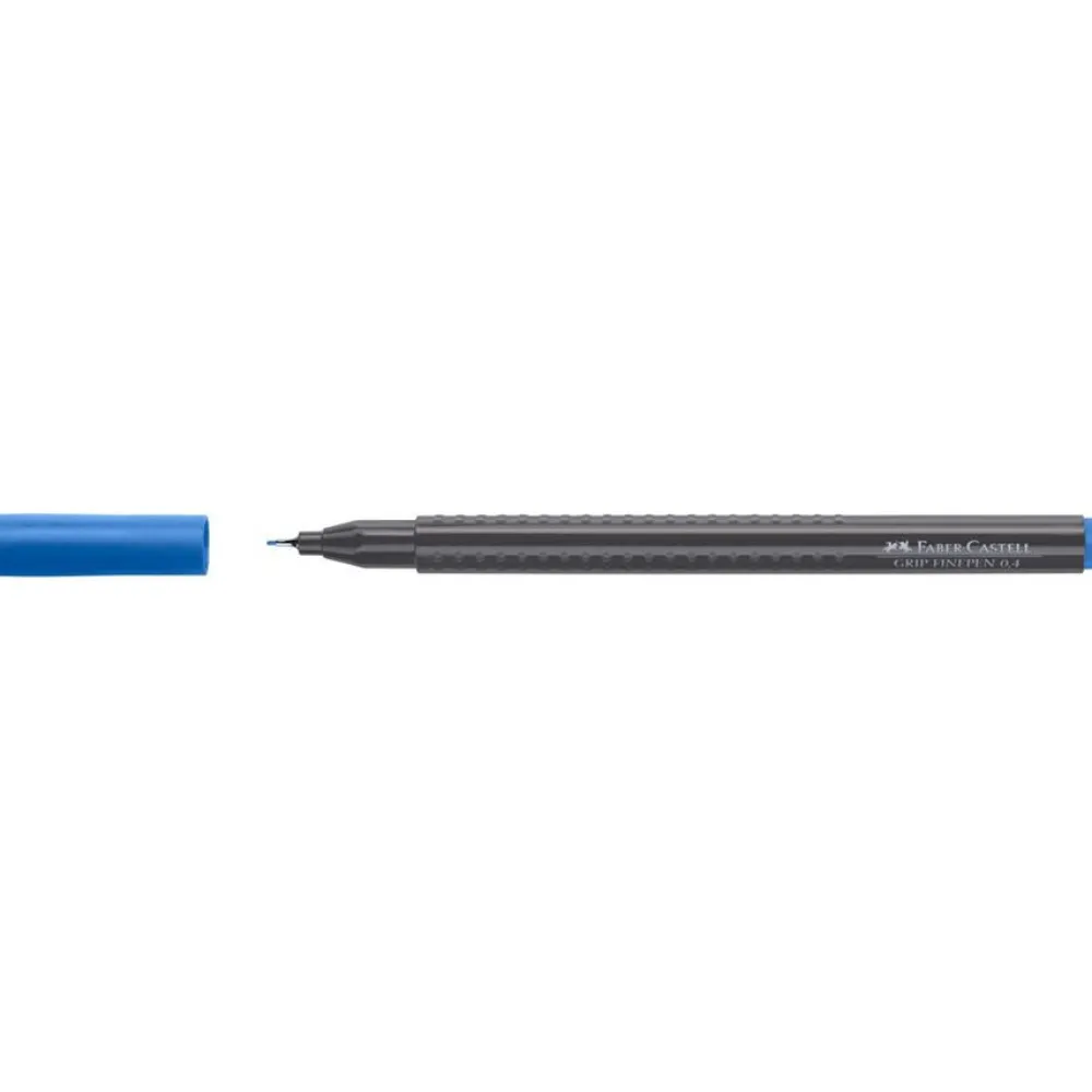 Faber-Castell Cienkopis Grip Finepen - - niebieski